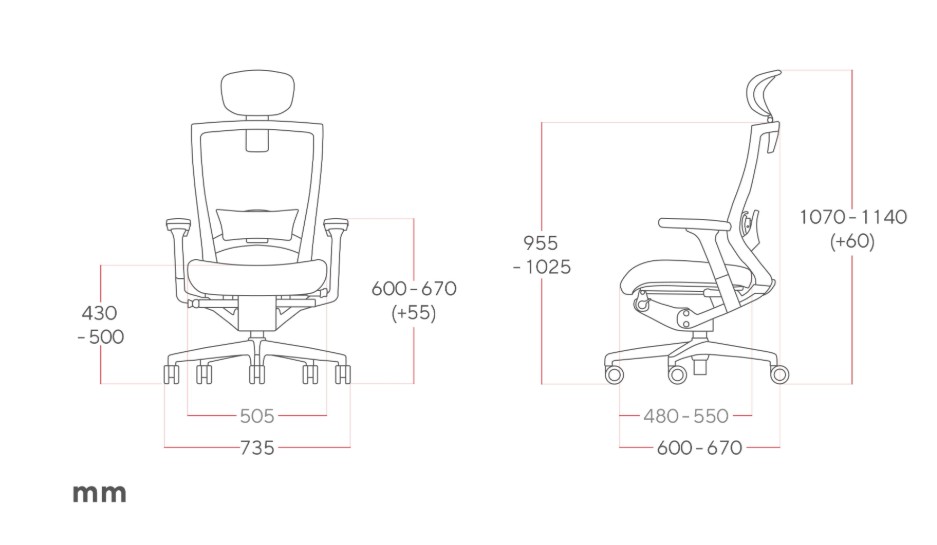 Ghế văn phòng Hàn Quốc T50