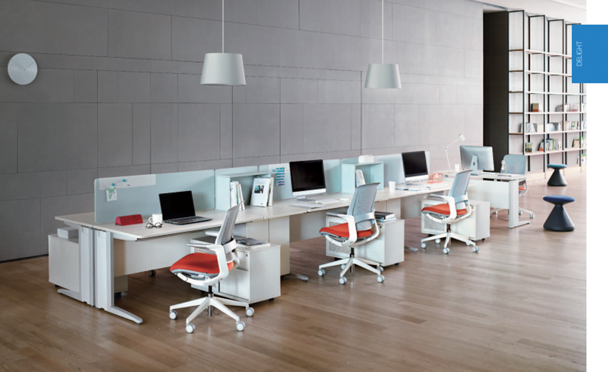 Bàn làm việc Delight của Fursys Hàn Quốc