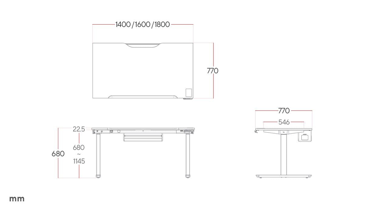 Bàn nâng hạ Motion Desk