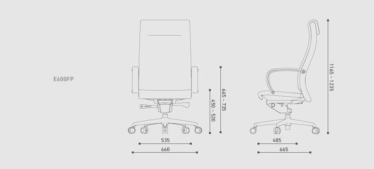 Ghế giám đốc Pronard của Fursys Hàn Quốc