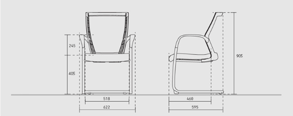 Ghế chân quỳ CHN4311