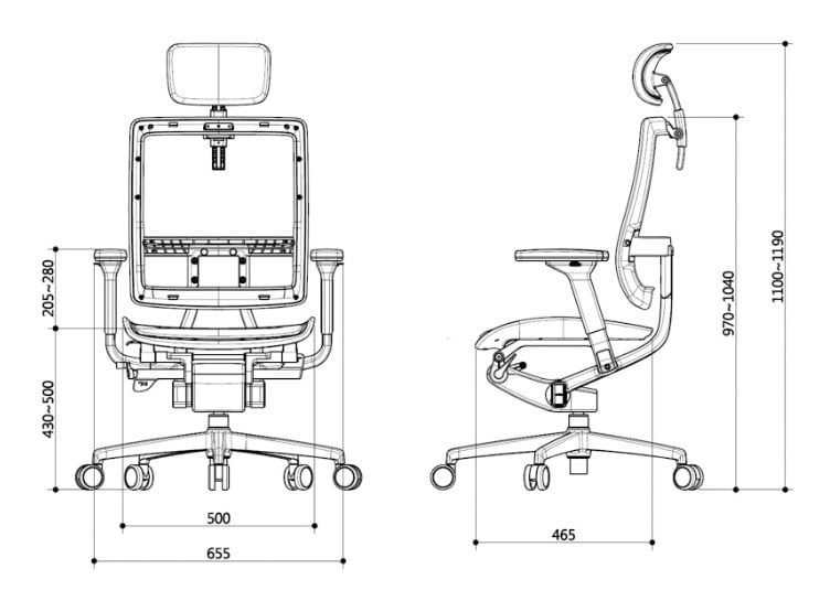 Fursys Itis3 - Ghế Công Thái Học