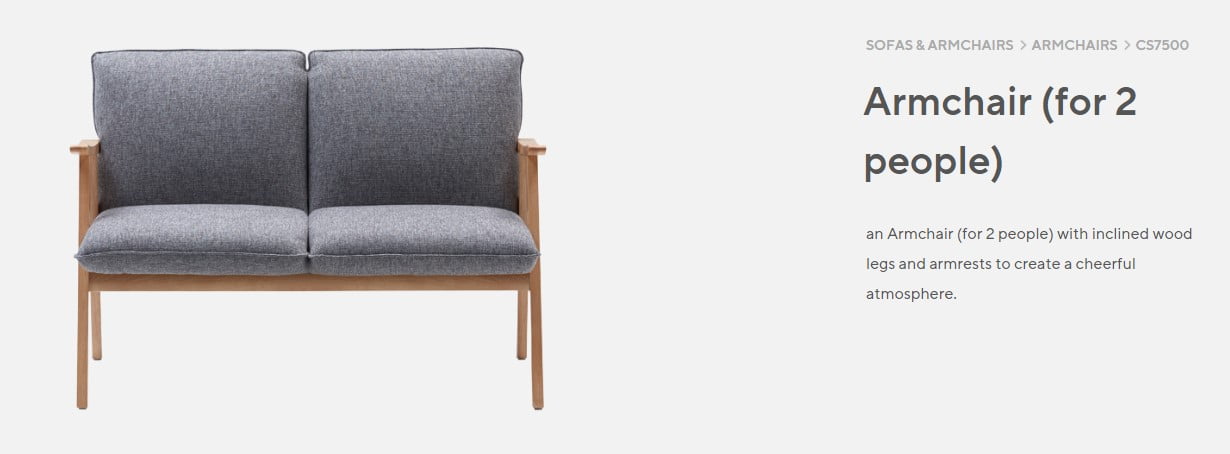 Sofa cao cấp CS7500